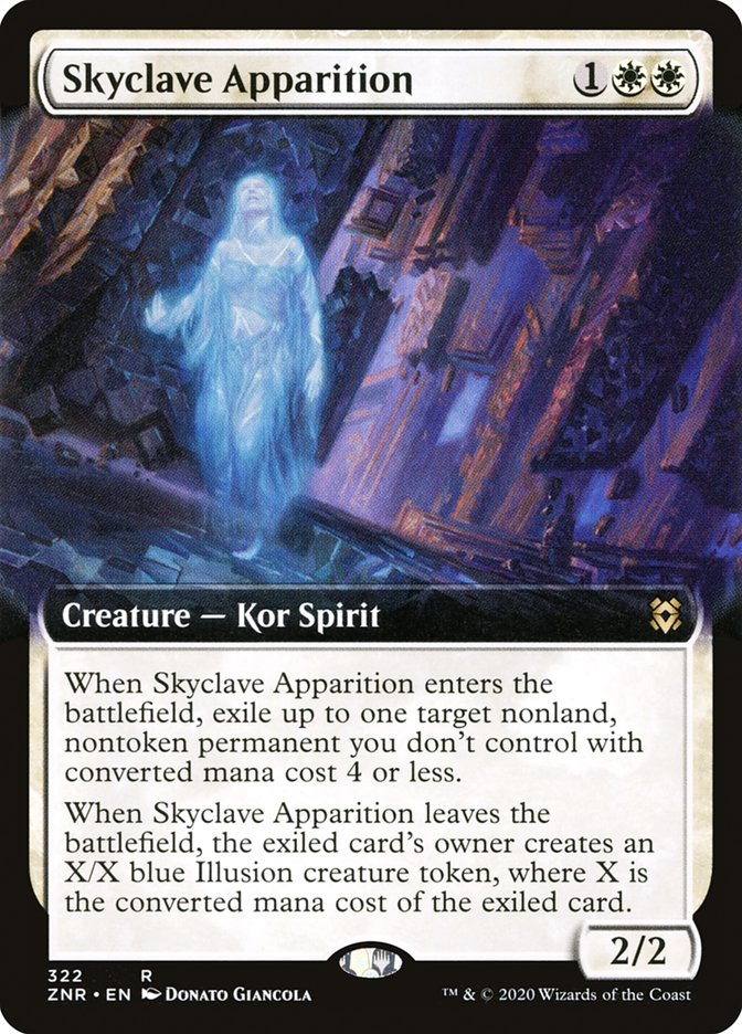 Skyclave Apparition (Extended Art) [Zendikar Rising] | Cards and Coasters CA