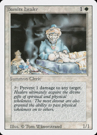 Samite Healer [Revised Edition] | Cards and Coasters CA