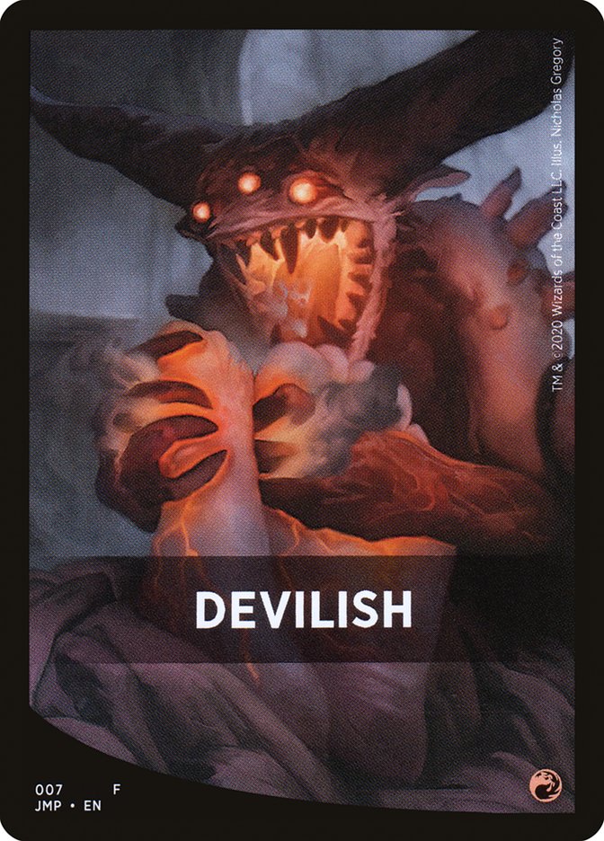 Devilish Theme Card [Jumpstart Front Cards] | Cards and Coasters CA