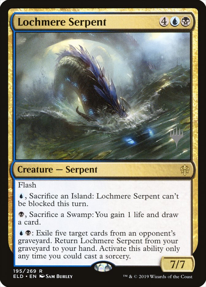 Lochmere Serpent (Promo Pack) [Throne of Eldraine Promos] | Cards and Coasters CA