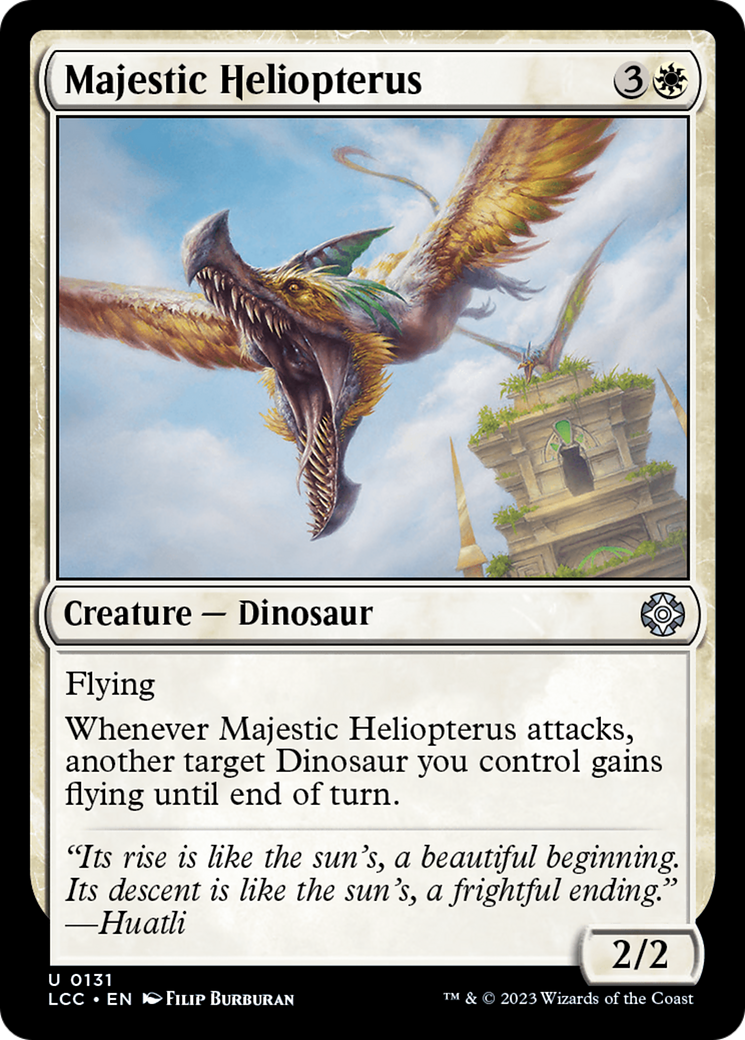 Majestic Heliopterus [The Lost Caverns of Ixalan Commander] | Cards and Coasters CA