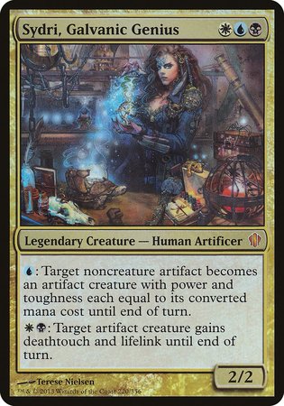 Sydri, Galvanic Genius (Commander 2013) [Commander 2013 Oversized] | Cards and Coasters CA