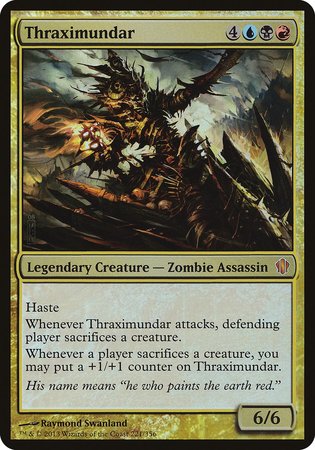 Thraximundar (Commander 2013) [Commander 2013 Oversized] | Cards and Coasters CA