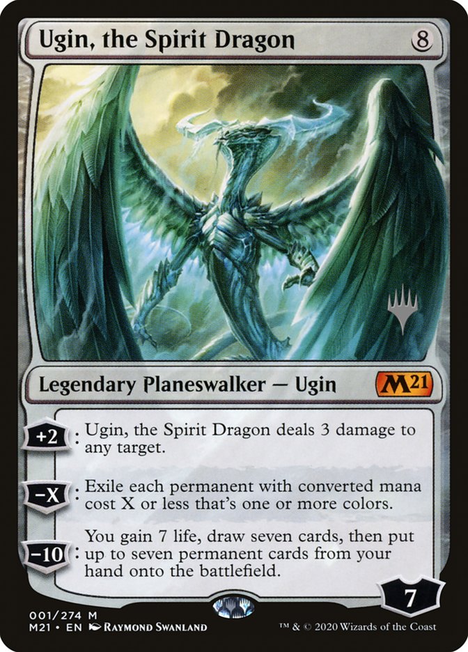 Ugin, the Spirit Dragon (Promo Pack) [Core Set 2021 Promos] | Cards and Coasters CA