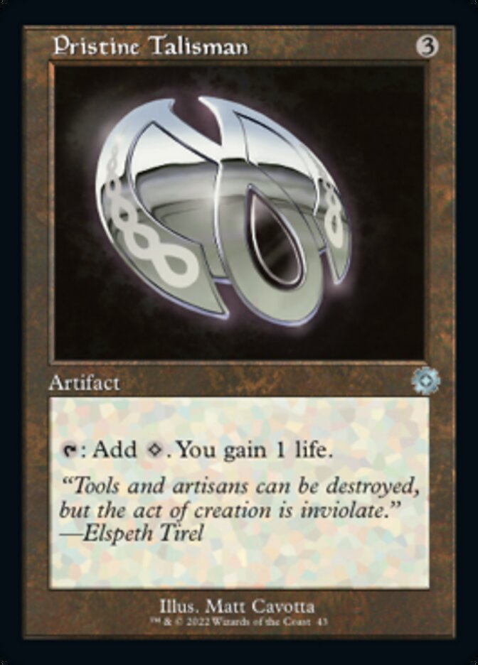 Pristine Talisman (Retro) [The Brothers' War Retro Artifacts] | Cards and Coasters CA