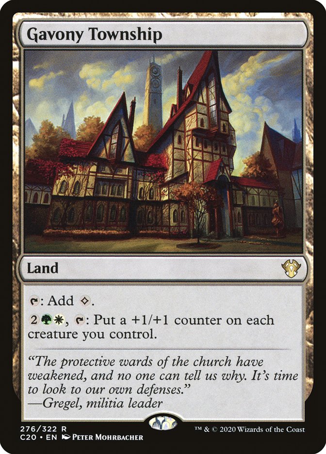 Gavony Township [Commander 2020] | Cards and Coasters CA
