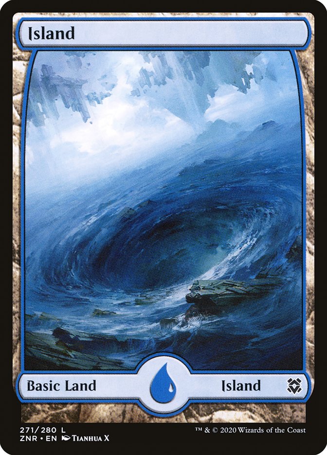 Island (271) [Zendikar Rising] | Cards and Coasters CA