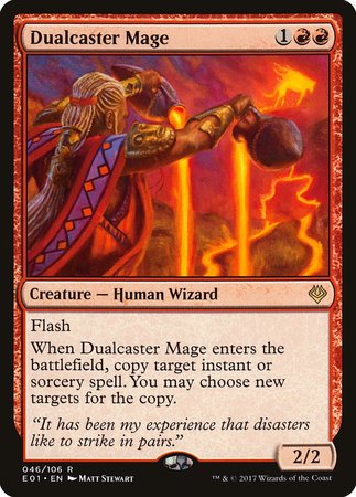 Dualcaster Mage [Archenemy: Nicol Bolas] | Cards and Coasters CA