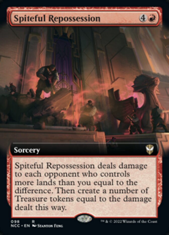 Spiteful Repossession (Extended Art) [Streets of New Capenna Commander] | Cards and Coasters CA