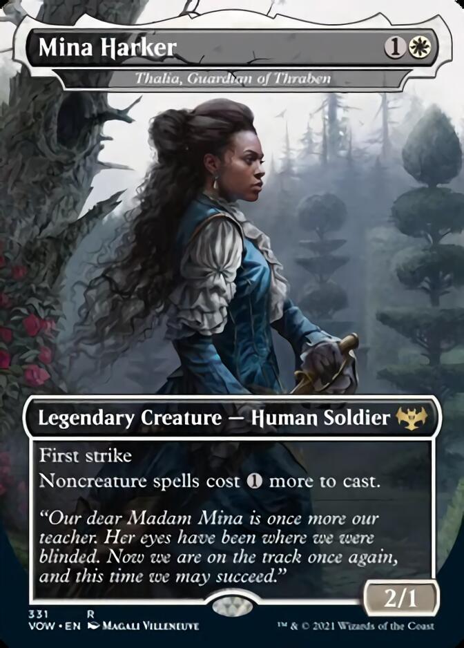Thalia, Guardian of Thraben - Mina Harker [Innistrad: Crimson Vow] | Cards and Coasters CA