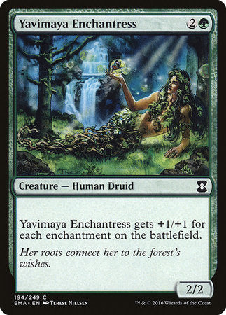 Yavimaya Enchantress [Eternal Masters] | Cards and Coasters CA