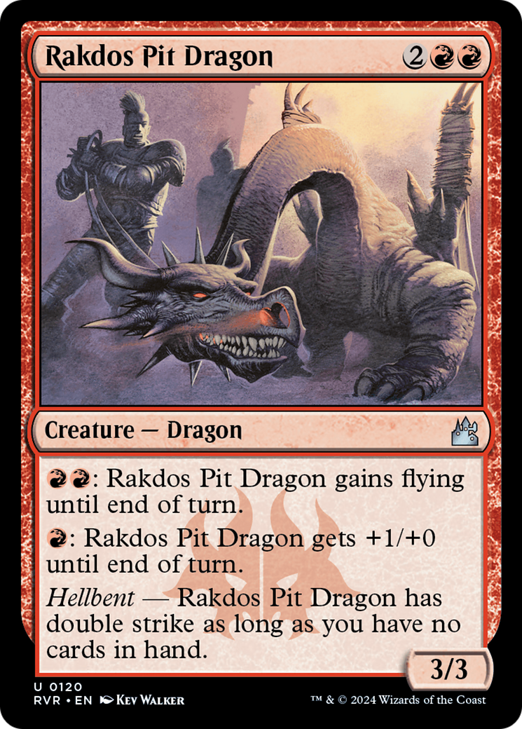 Rakdos Pit Dragon [Ravnica Remastered] | Cards and Coasters CA