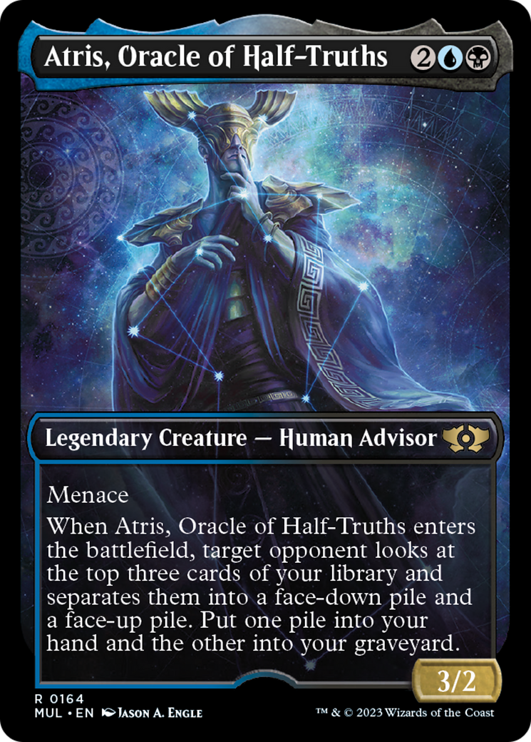 Atris, Oracle of Half-Truths (Halo Foil) [Multiverse Legends] | Cards and Coasters CA