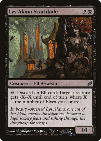 Lys Alana Scarblade [Lorwyn] | Cards and Coasters CA
