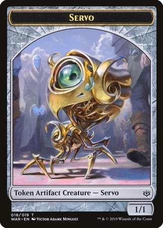 Servo Token [War of the Spark Tokens] | Cards and Coasters CA