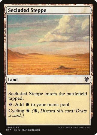 Secluded Steppe [Commander 2017] | Cards and Coasters CA