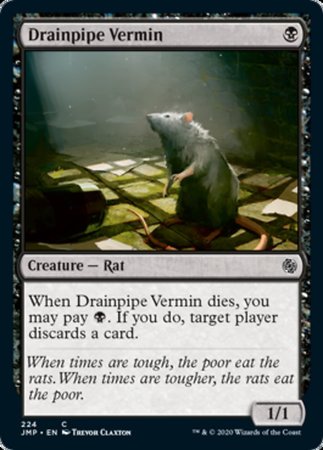 Drainpipe Vermin [Jumpstart] | Cards and Coasters CA