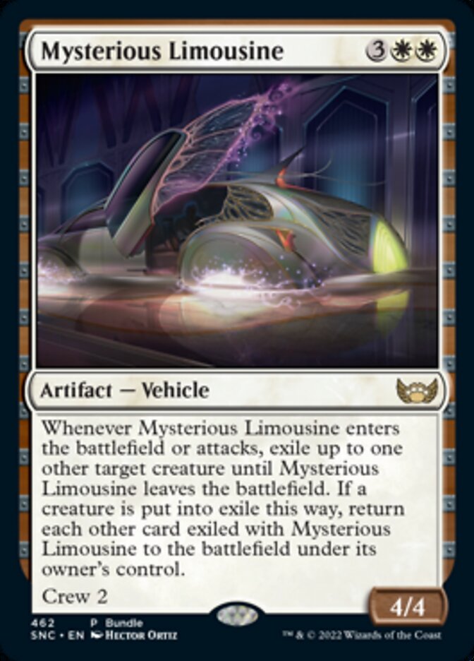 Mysterious Limousine (Bundle) [Streets of New Capenna] | Cards and Coasters CA