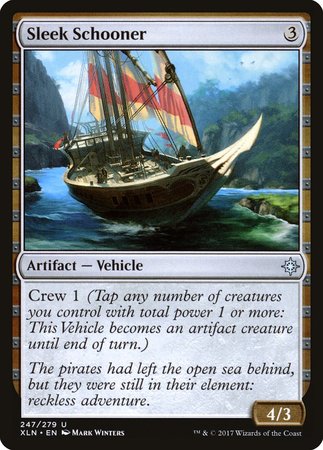 Sleek Schooner [Ixalan] | Cards and Coasters CA