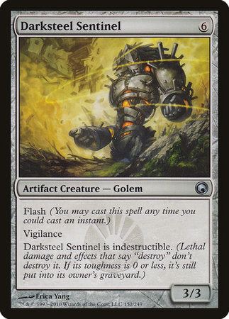 Darksteel Sentinel [Scars of Mirrodin] | Cards and Coasters CA