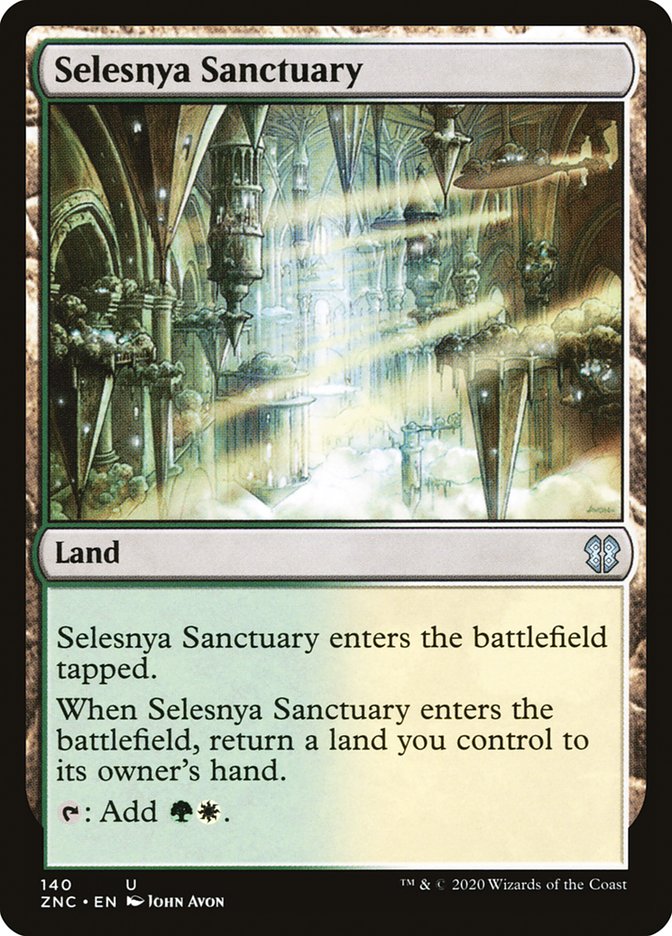 Selesnya Sanctuary [Zendikar Rising Commander] | Cards and Coasters CA