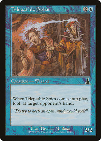 Telepathic Spies [Urza's Destiny] | Cards and Coasters CA