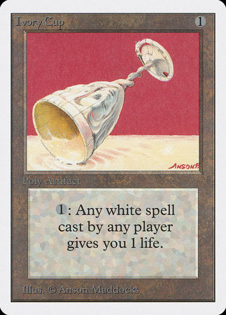 Ivory Cup [Unlimited Edition] | Cards and Coasters CA