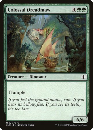 Colossal Dreadmaw [Ixalan] | Cards and Coasters CA