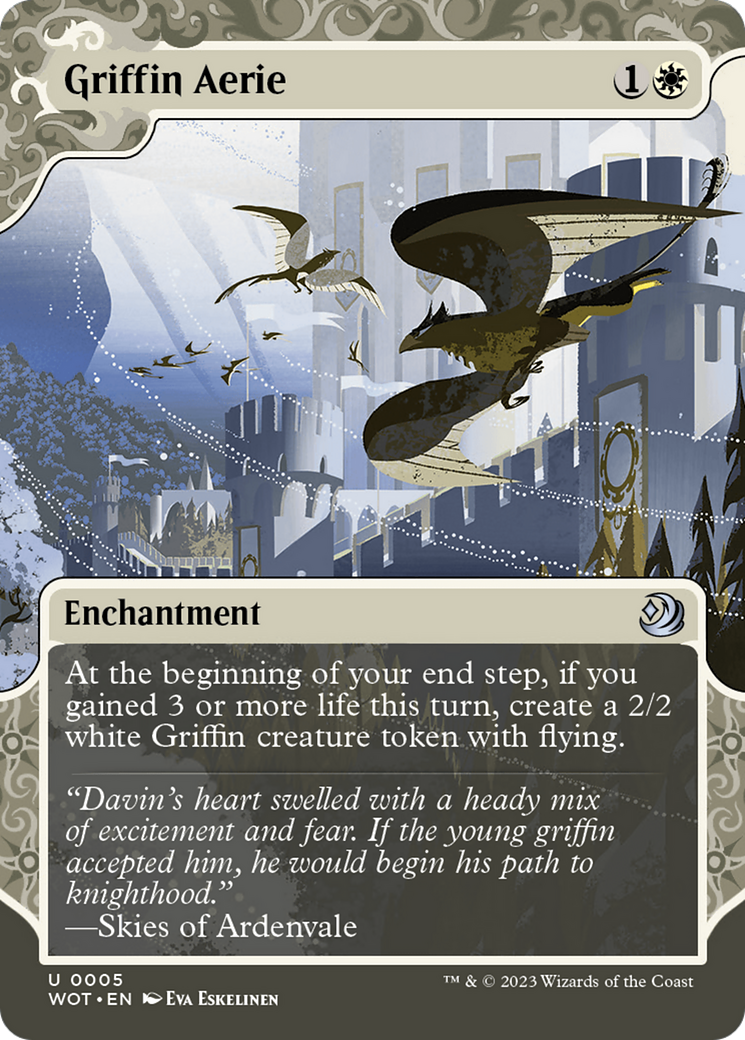 Griffin Aerie [Wilds of Eldraine: Enchanting Tales] | Cards and Coasters CA