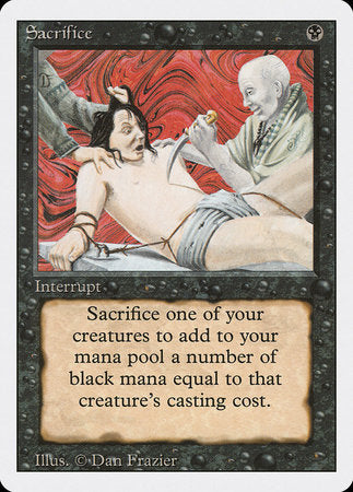 Sacrifice [Revised Edition] | Cards and Coasters CA