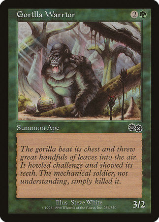 Gorilla Warrior [Urza's Saga] | Cards and Coasters CA