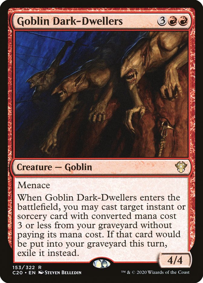 Goblin Dark-Dwellers [Commander 2020] | Cards and Coasters CA