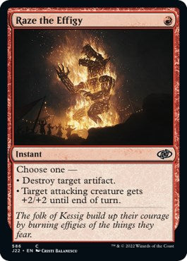 Raze the Effigy [Jumpstart 2022] | Cards and Coasters CA