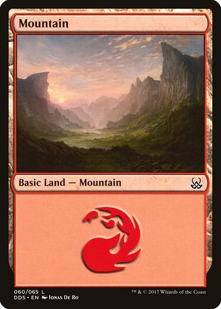 Mountain (60) [Duel Decks: Mind vs. Might] | Cards and Coasters CA
