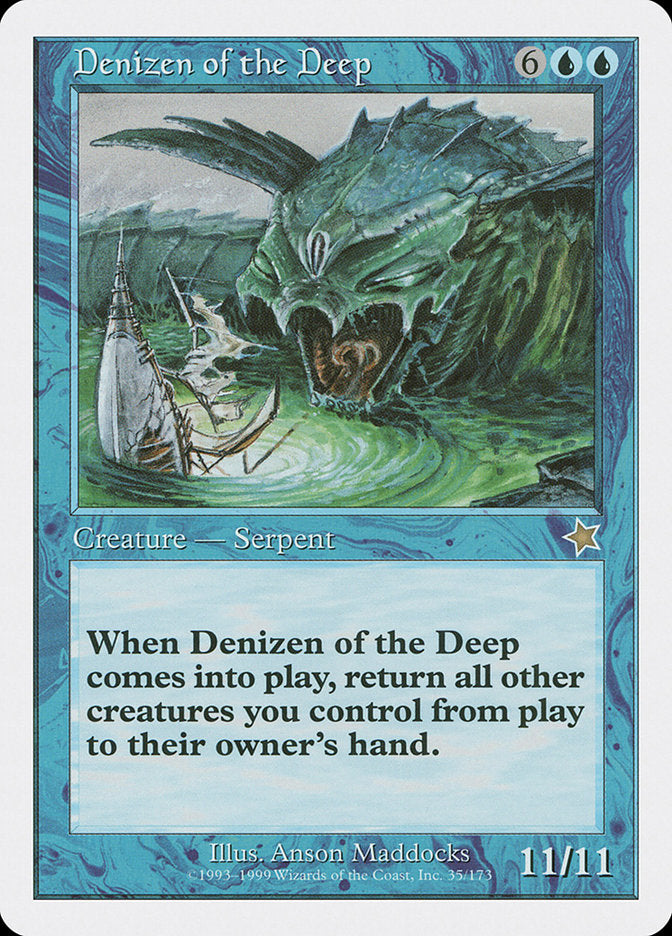 Denizen of the Deep [Starter 1999] | Cards and Coasters CA