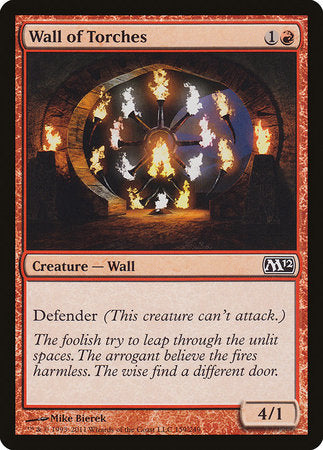 Wall of Torches [Magic 2012] | Cards and Coasters CA