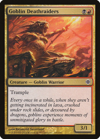 Goblin Deathraiders [Shards of Alara] | Cards and Coasters CA