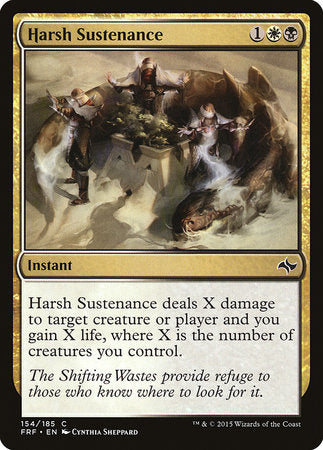 Harsh Sustenance [Fate Reforged] | Cards and Coasters CA