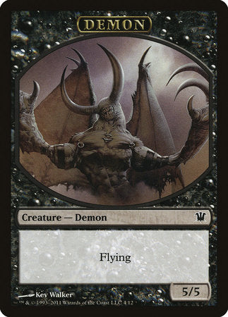 Demon Token [Innistrad Tokens] | Cards and Coasters CA