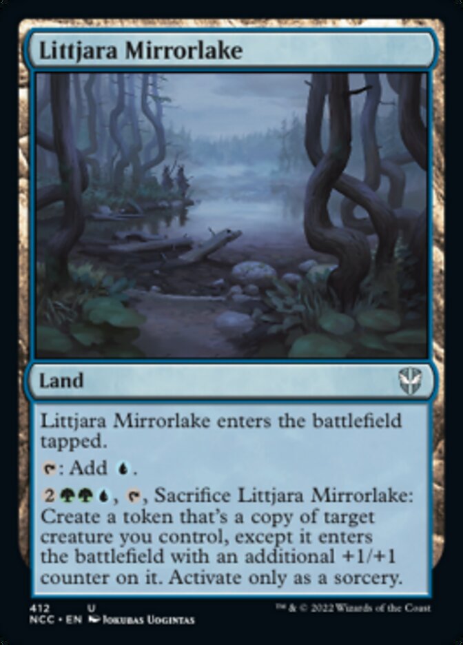 Littjara Mirrorlake [Streets of New Capenna Commander] | Cards and Coasters CA