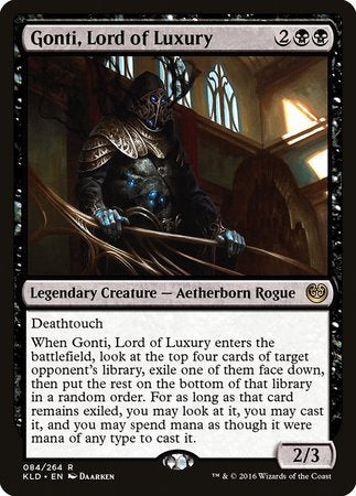 Gonti, Lord of Luxury [Kaladesh] | Cards and Coasters CA