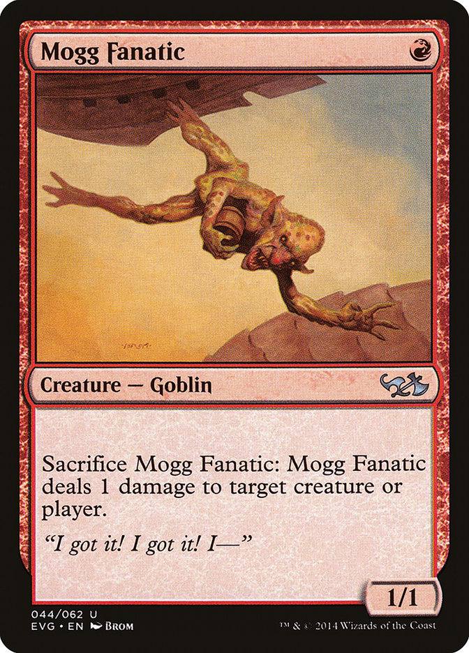 Mogg Fanatic (Elves vs. Goblins) [Duel Decks Anthology] | Cards and Coasters CA