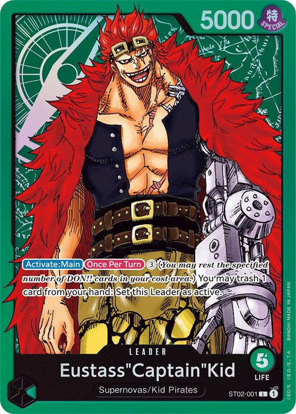 Eustass"Captain"Kid (001) [Starter Deck: Worst Generation] | Cards and Coasters CA