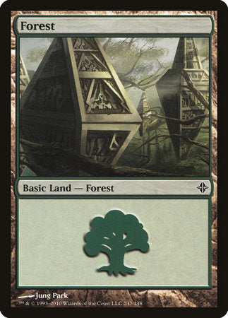 Forest (247) [Rise of the Eldrazi] | Cards and Coasters CA