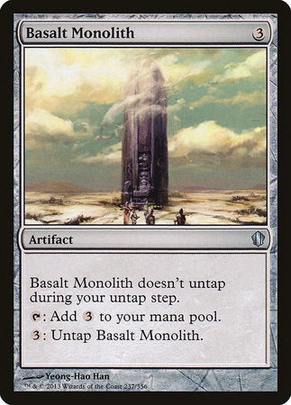 Basalt Monolith [Commander 2013] | Cards and Coasters CA