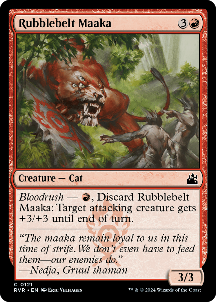 Rubblebelt Maaka [Ravnica Remastered] | Cards and Coasters CA