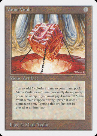 Mana Vault [Unlimited Edition] | Cards and Coasters CA