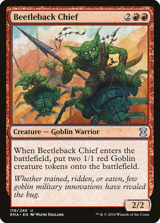 Beetleback Chief [Eternal Masters] | Cards and Coasters CA