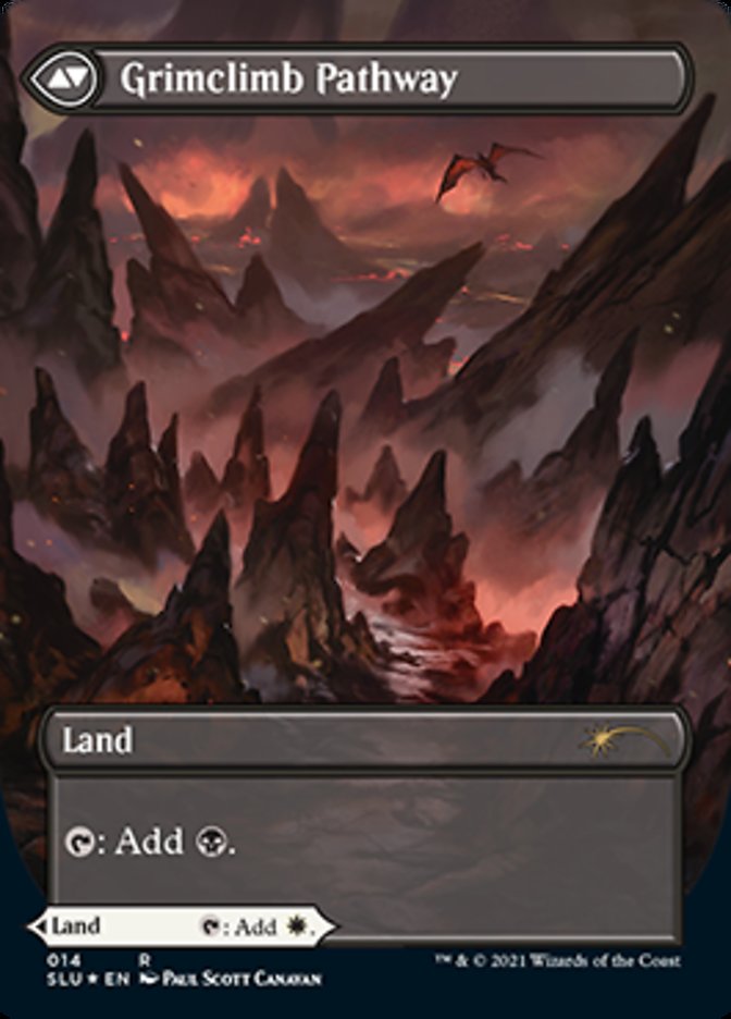 Brightclimb Pathway // Grimclimb Pathway (Borderless) [Secret Lair: Ultimate Edition 2] | Cards and Coasters CA