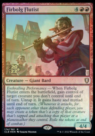 Firbolg Flutist [Commander Legends: Battle for Baldur's Gate Prerelease Promos] | Cards and Coasters CA